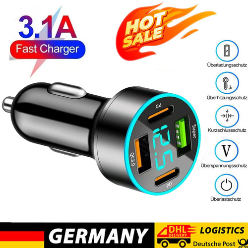 Accendisigari 2usb - accendisigari, 2usb-c